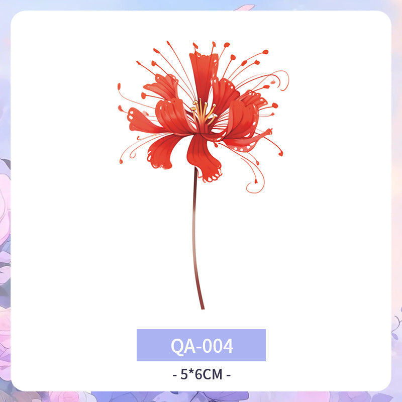 lit. petal flower TATOO QA004