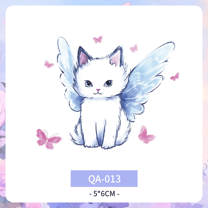 Cat Angel TATOO QA0013