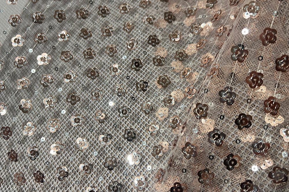 Champagne sequence with mesh glitter fabric ,Mesh Fabric Prom Dress Party Clothing Width:130cm